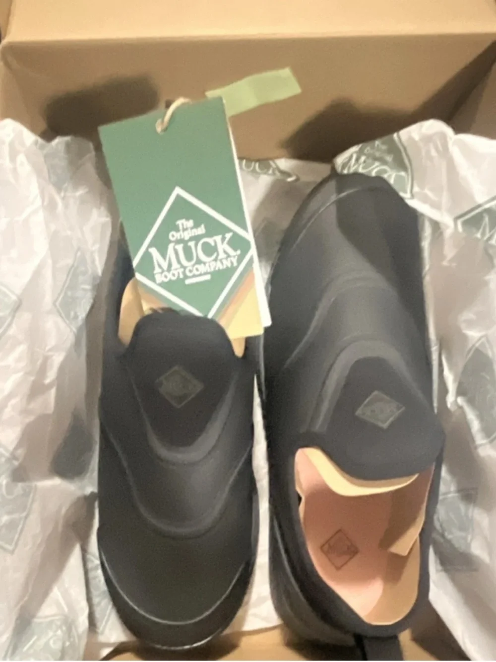 Men's Black Rain & Snow Slip-On Waterproof Boots